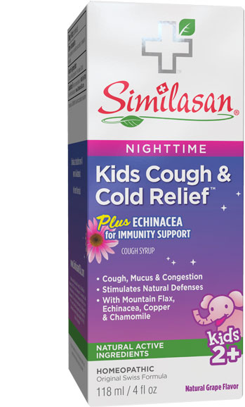 Alivio Nocturno para la Tos y los Resfriados Infantiles