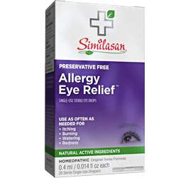 Alivio desechable para las alergias de los ojos