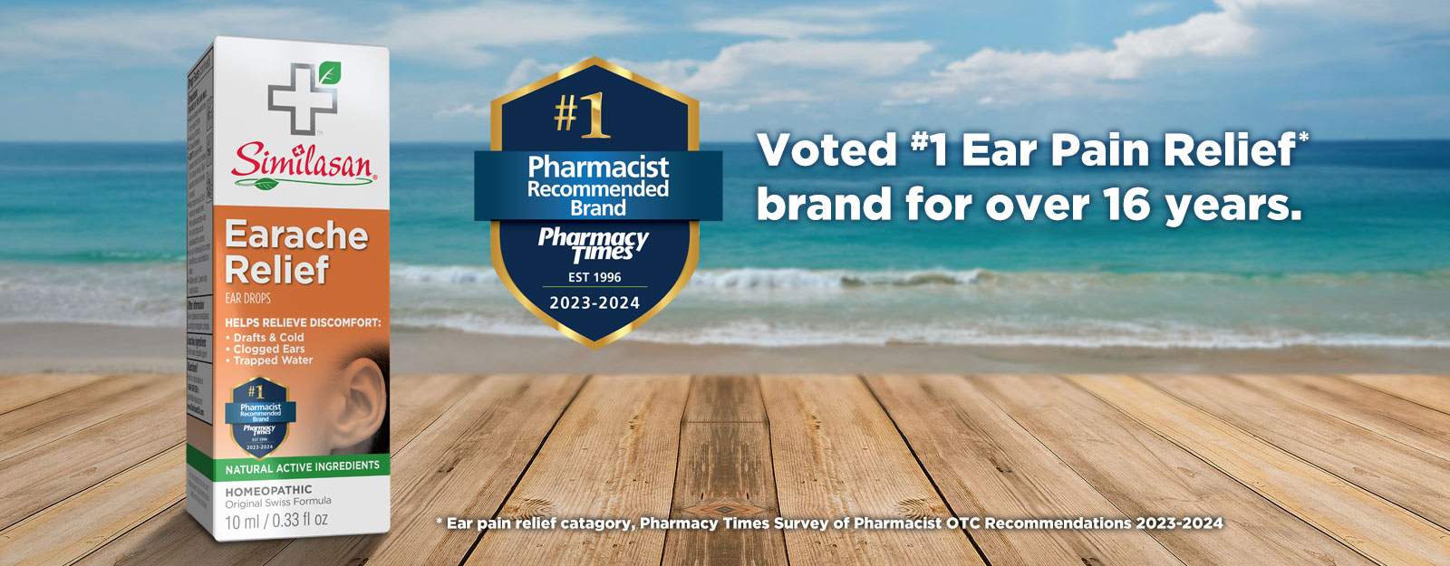 Similasan Voted #1 Ear Pain Relief
